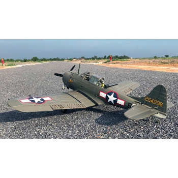 Flugzeug A-24 Banshee (Dautless SBD) .46 EP-GP mit Piloten und Waffen – ARF – VQ-Models